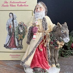 International Santa Claus Collection Switzerland Samichlaus Christmas Figurine